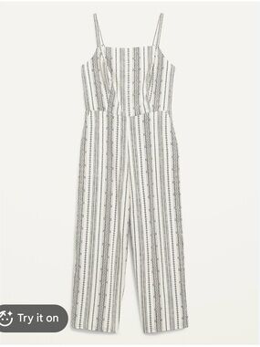 Old Navy Linen Blend Jumpsuit